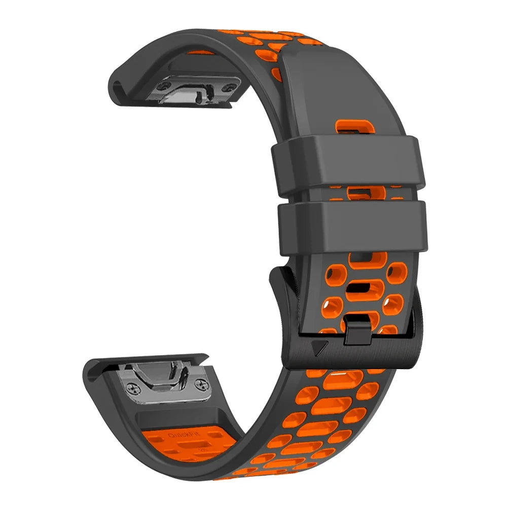 Garmin QuickFit 22/26mm Breathable Two-Tone Silicone Band