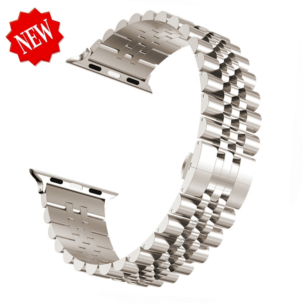 Stainless Steel Apple Watch Strap Series 11/10/9/8/7/6/5/4/ SE / Ultra 1/2/3