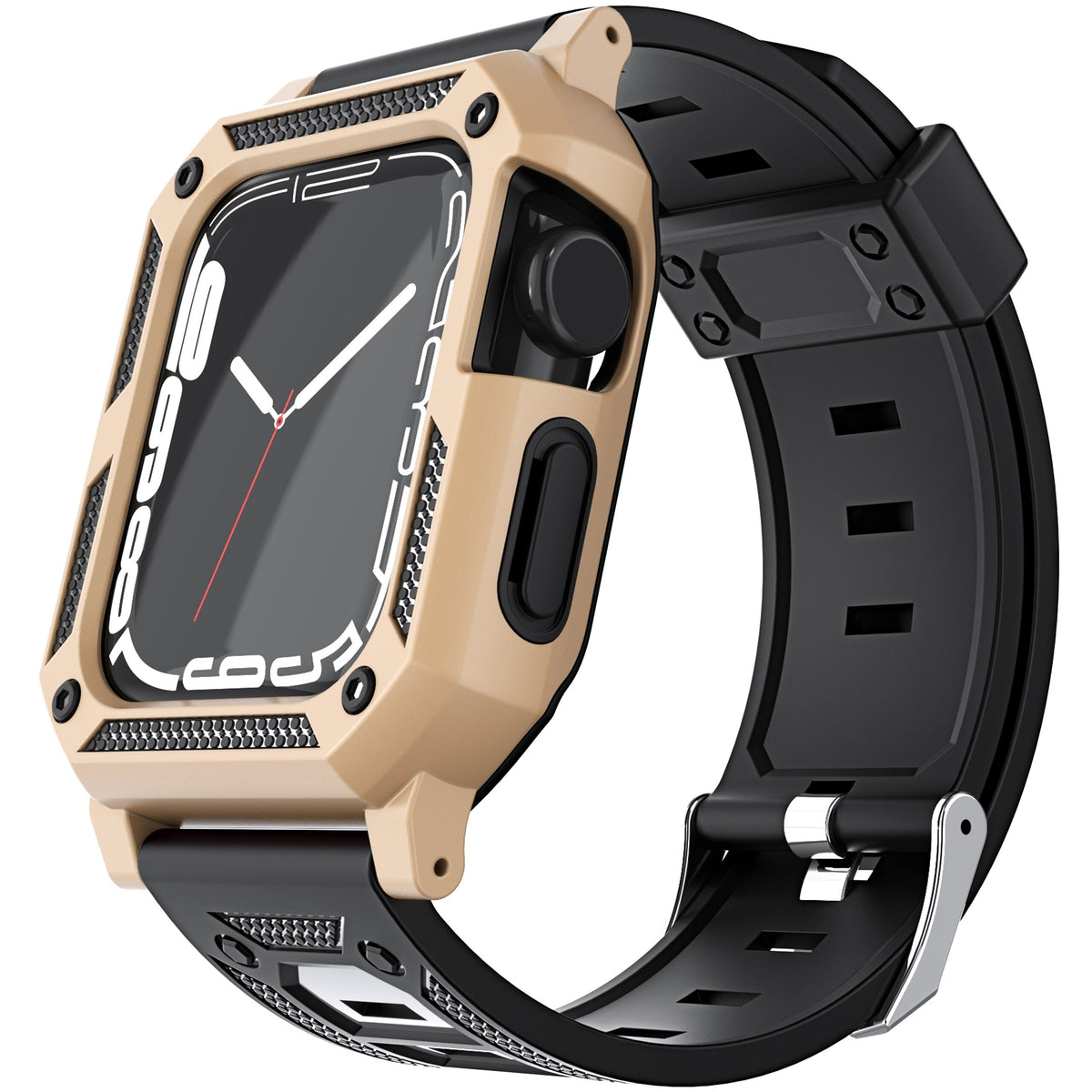 Silicone Strap For Apple Watch Band+Case