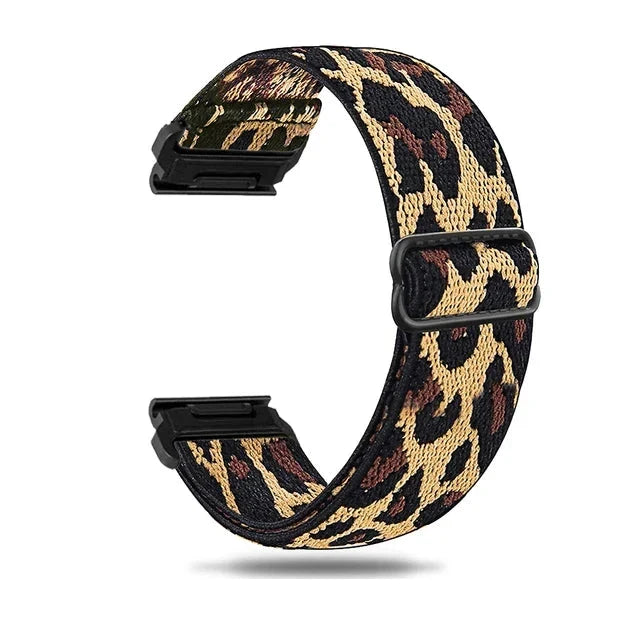 Garmin QuickFit 20/22/26mm Elastic Bohemian Woven Nylon Band