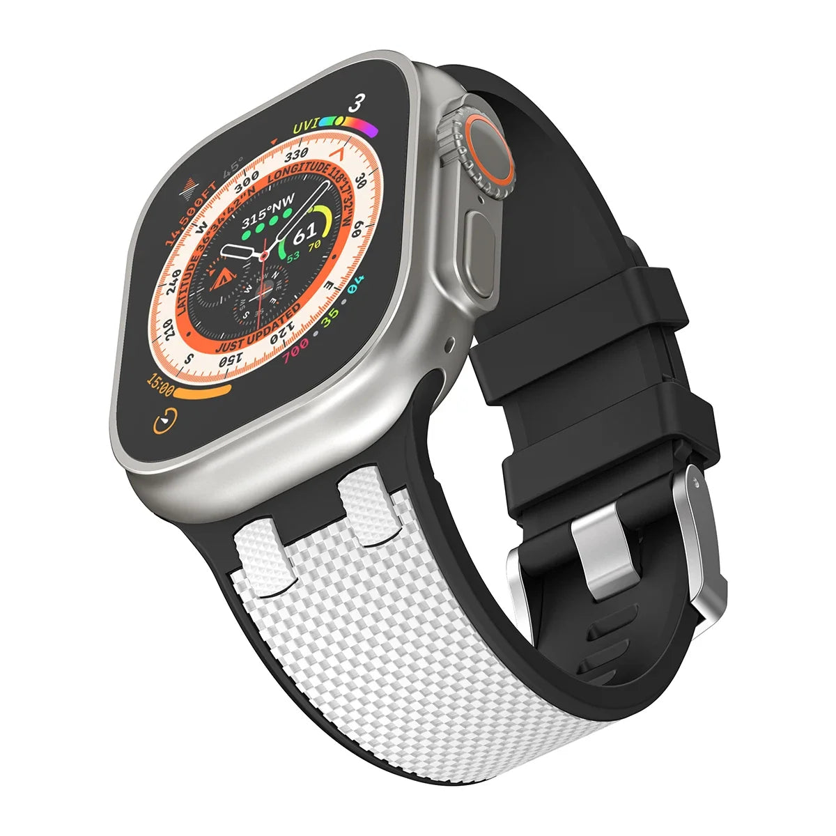 Soft Silicone Sport Apple Watch Band – Rubber Bracelet | Series 11/10/9/8/7/6/SE & Ultra 1/2/3 | 42–49mm
