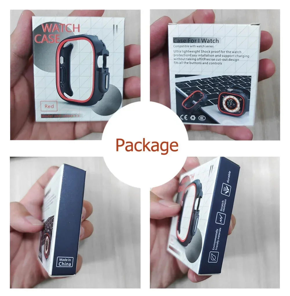 TPU + PC Protective Bumper Case for Apple Watch – Series 10/9/8/7/6/SE & Ultra 1/2 | 41–49mm