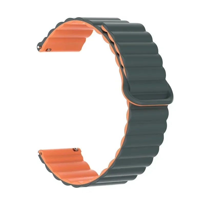 COROS PACE & APEX Ribbed Two-Tone Magnetic Loop Band, 28 Colors
