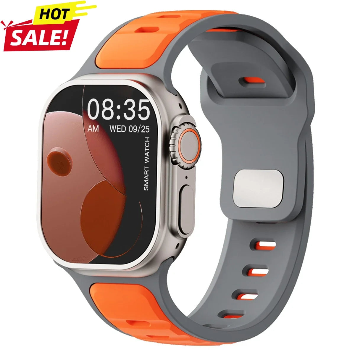 Sport Silicone Apple Watch Band – Dual-Tone | Series 11/10/9/8/7/6/SE & Ultra 1/2/3 | 44/45/46/49mm