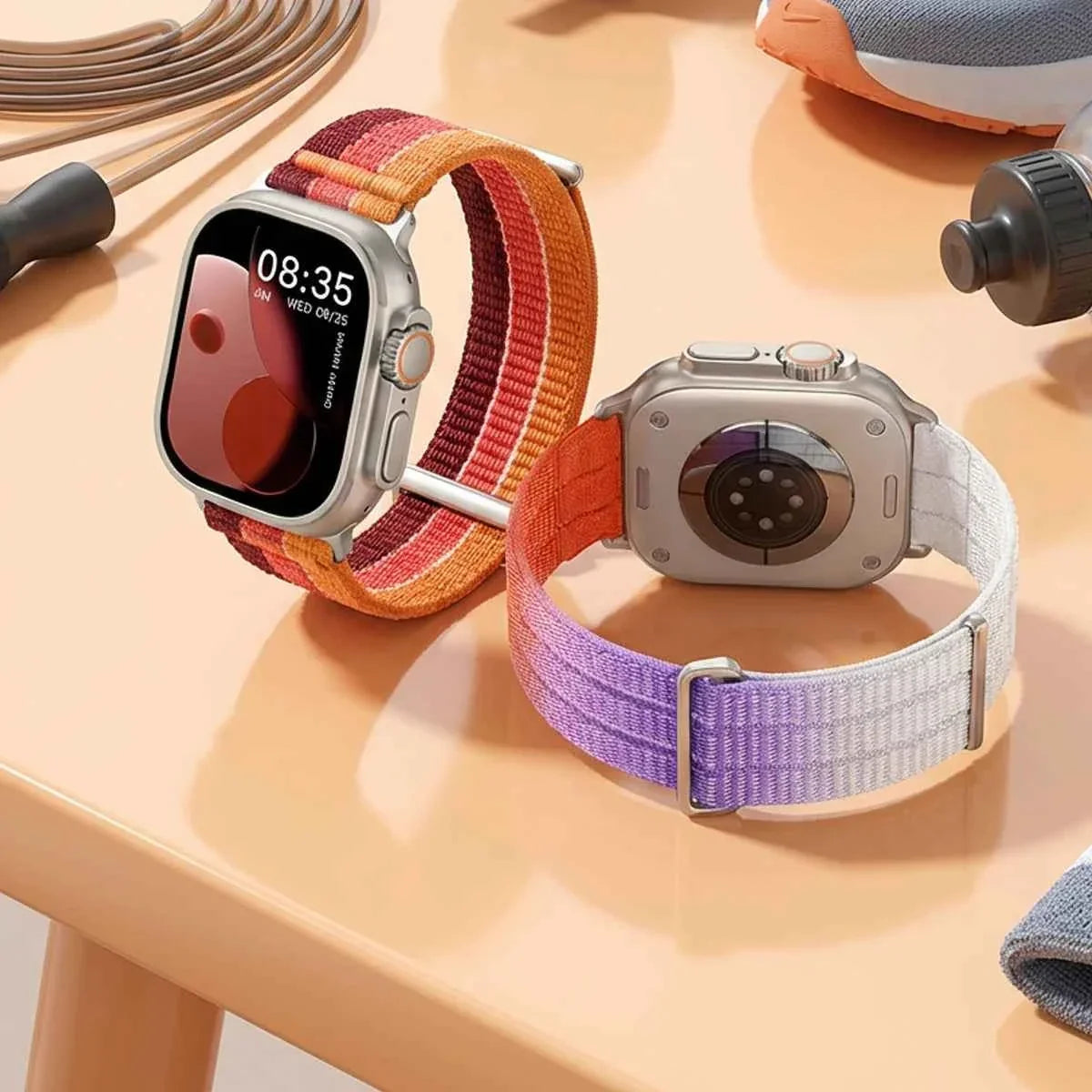 Nylon Weave Sport Band for Apple Watch Series 1-12, SE & Ultra 1/2/3/4