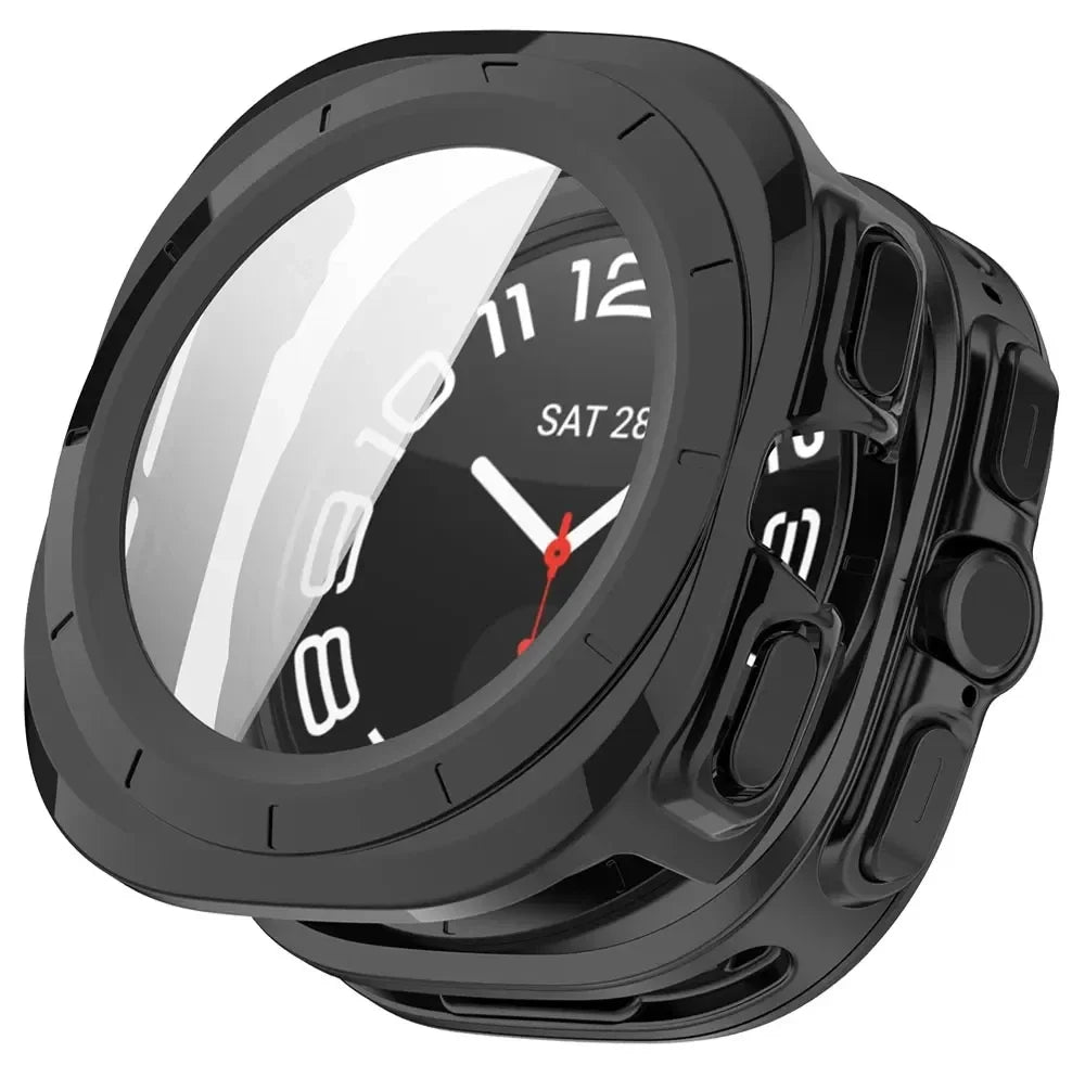 Samsung Galaxy Ultra/Ultra2 Silicone Sport Watch Band - Acrylic Case