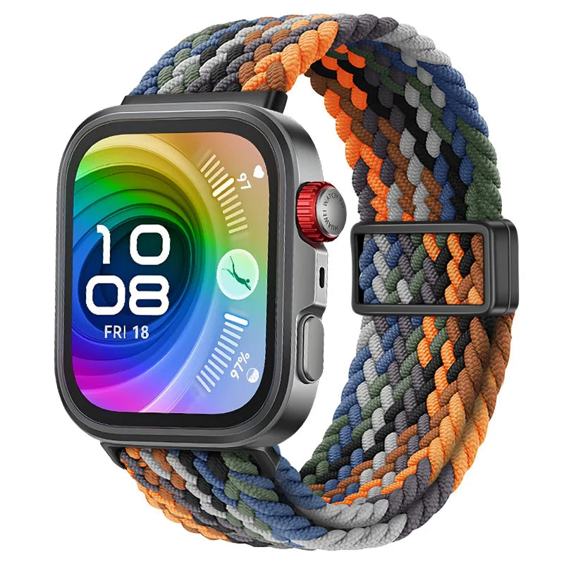 Magnetic Nylon Woven Band for Huawei Watch Fit 4 Pro / Fit 4 / Fit 3