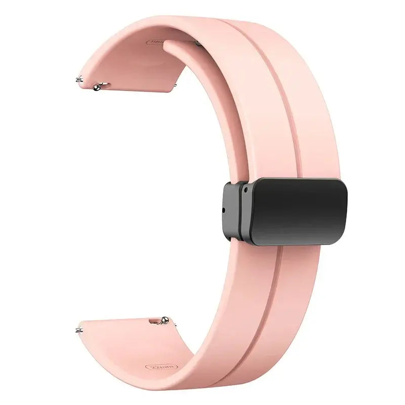 Amazfit Balance, GTR, GTS & Bip Silicone Band, Magnetic Folding Clasp
