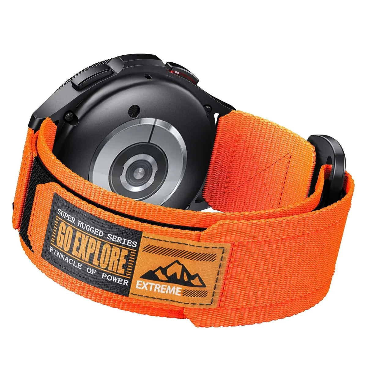 Amazfit Balance, GTR, GTS & Bip Firm Nylon Loop Band, Woven Patch