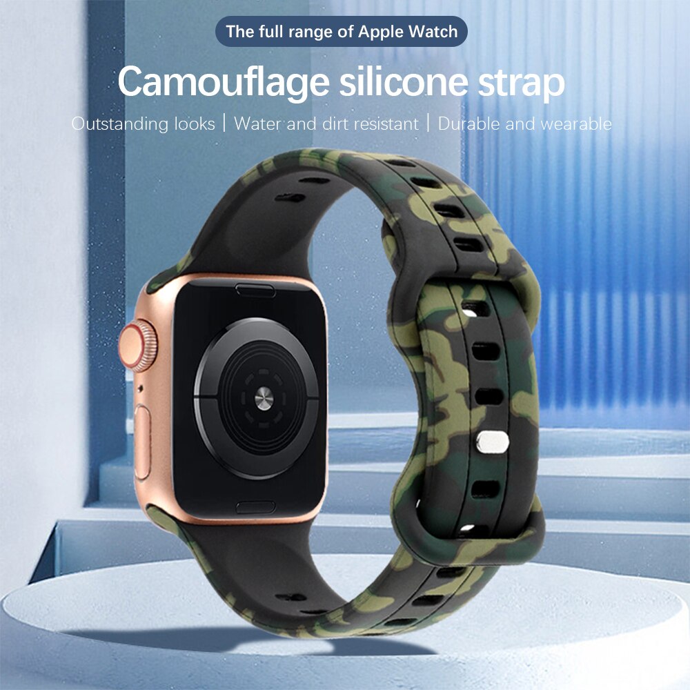 Silicone Apple Watch Ultra  Bracelet/Strap Series 11/10/9/8/7/6/5/4/ SE / Ultra 1/2/3