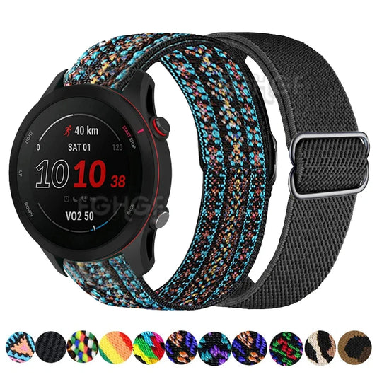 Garmin 18/20/22mm Quick Release Elastic Nylon Band