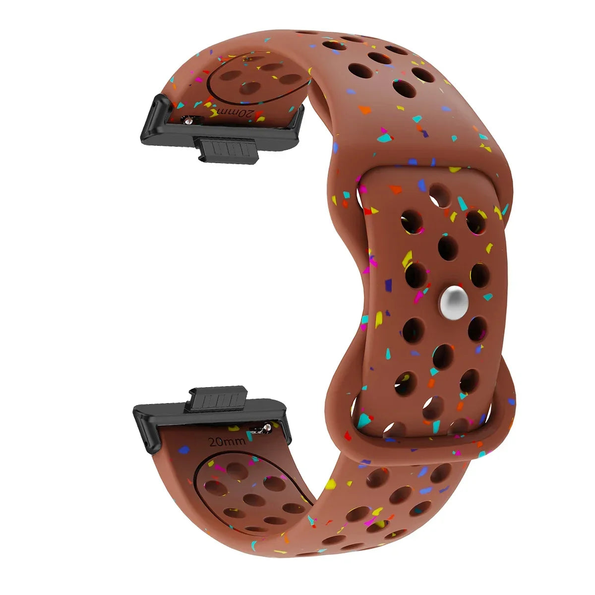 Sport Silicone Watch Band for Huawei Watch Fit 3 / Fit 2 / Fit 1 – Stamp Pattern