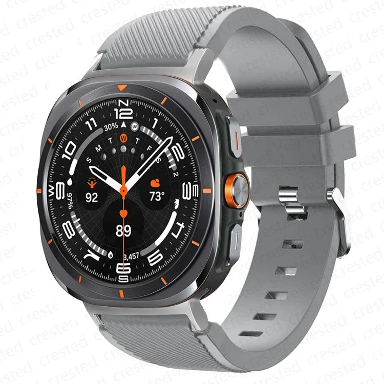 Samsung Galaxy Silicone Sport Watch Band - 20mm/Ultra+Ultra2