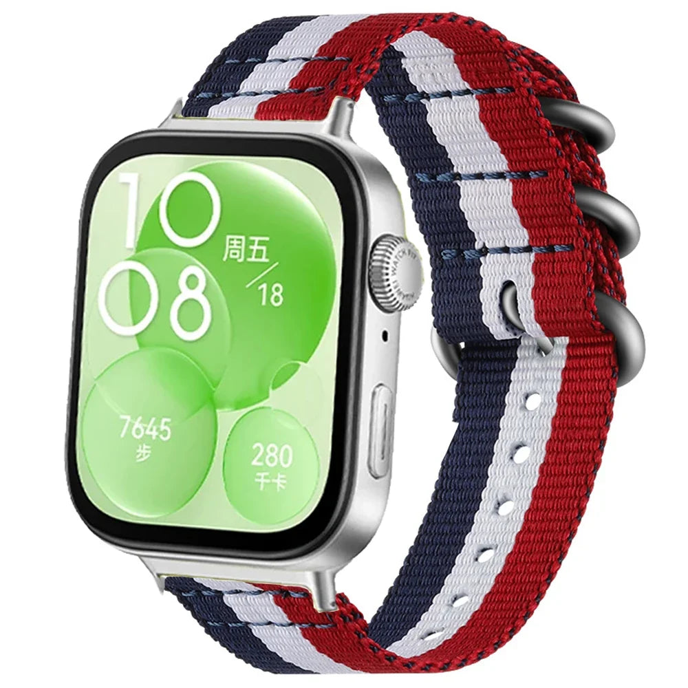 Nylon Fabric Sport Band for Huawei Watch Fit 3 / Fit 2 / Fit 1
