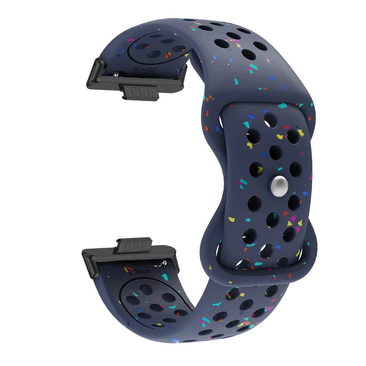 Sport Silicone Watch Band for Huawei Watch Fit 3 / Fit 2 / Fit 1 – Stamp Pattern