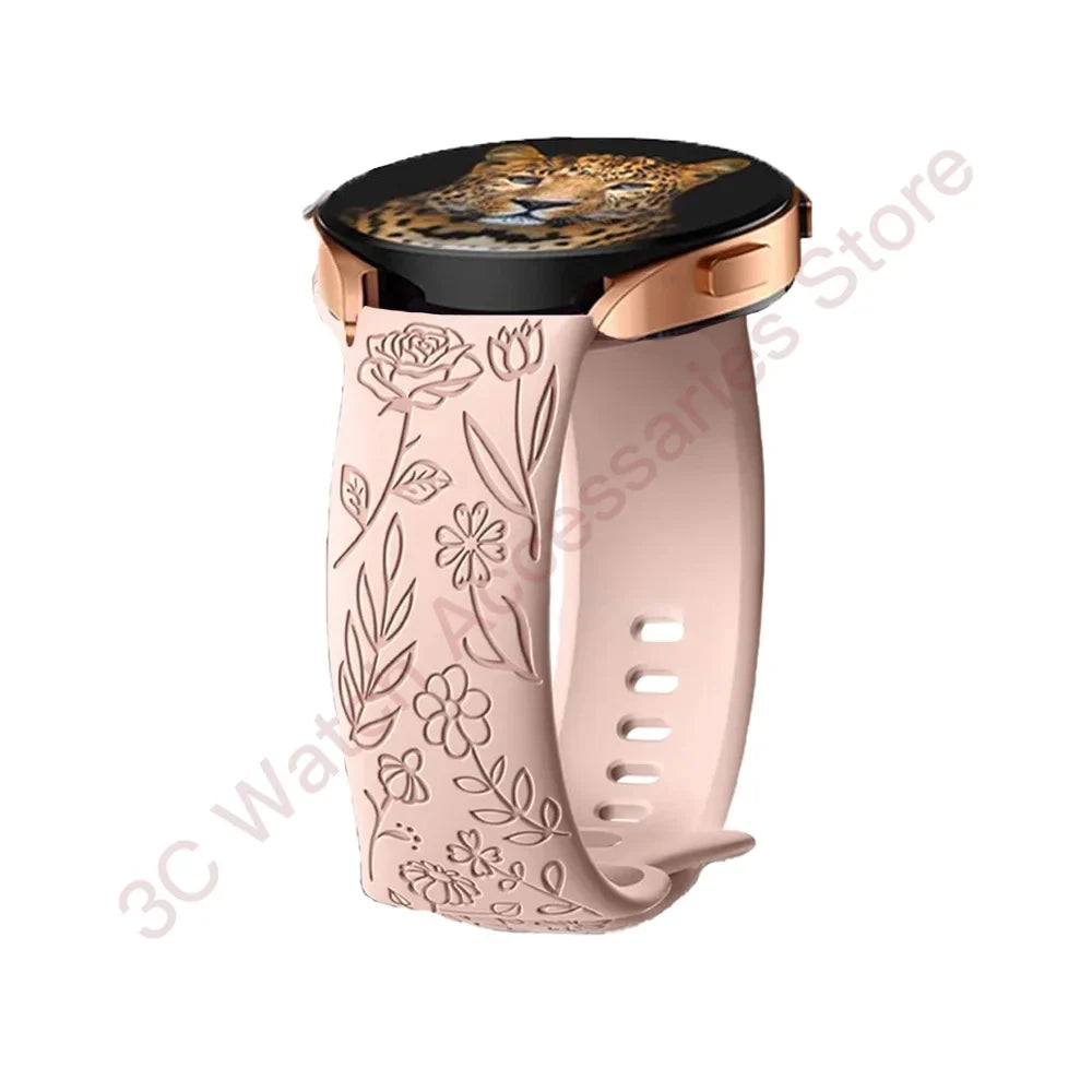 OnePlus Watch Rose Engraved Silicone Band