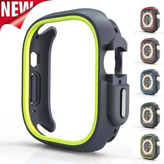 TPU + PC Protective Bumper Case for Apple Watch – Series 10/9/8/7/6/SE & Ultra 1/2 | 41–49mm