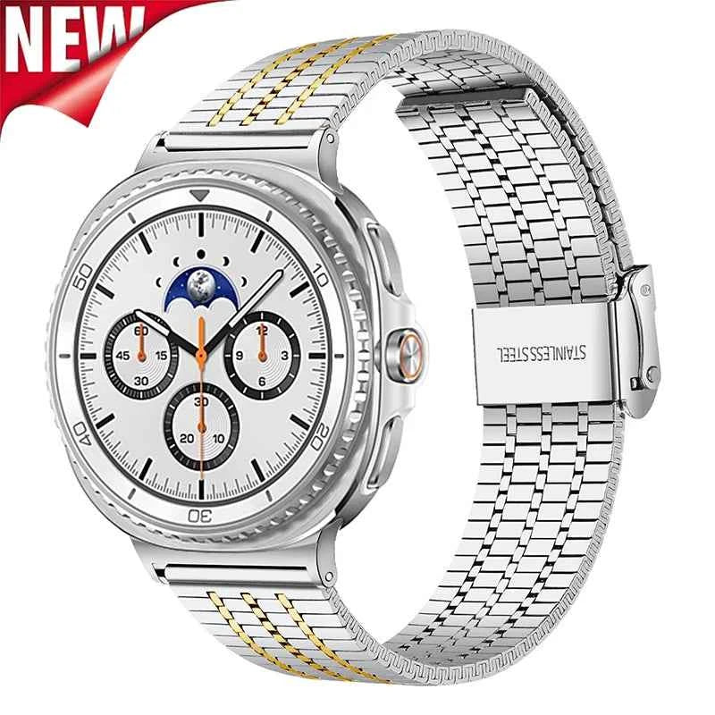 Samsung Galaxy Watch Metal Band | Watch 8 40mm 44mm / Watch 8 Classic 46mm / Galaxy Ultra 47mm (2025) Stainless Steel Bracelet