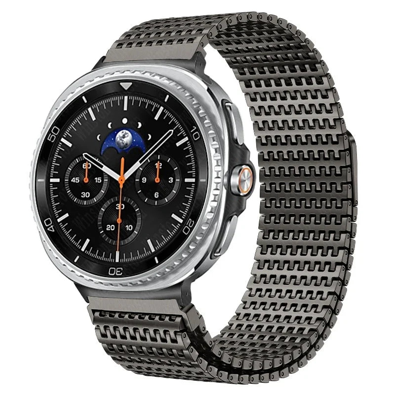 Magnetic Stainless Steel Band for Galaxy Watch 8 & 8 Classic, Ultra 47mm