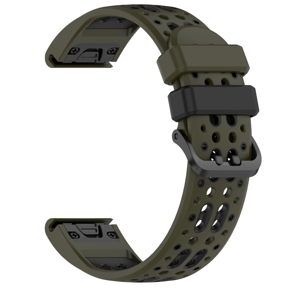 Garmin QuickFit 22/26mm Flexible Two-Tone Vented Silicone Band