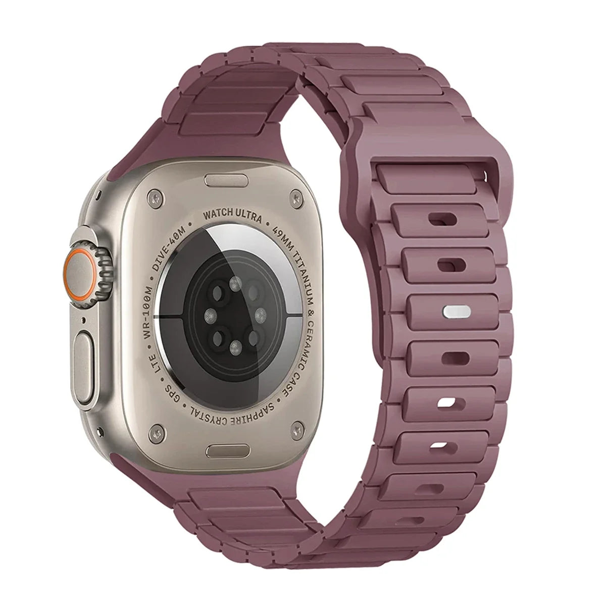 Silicone Strap for Apple Watch Ultra 3/2/1 49mm – Series 11/10/9/8/7/6/SE/5/4 46/45/44/42/41/40mm