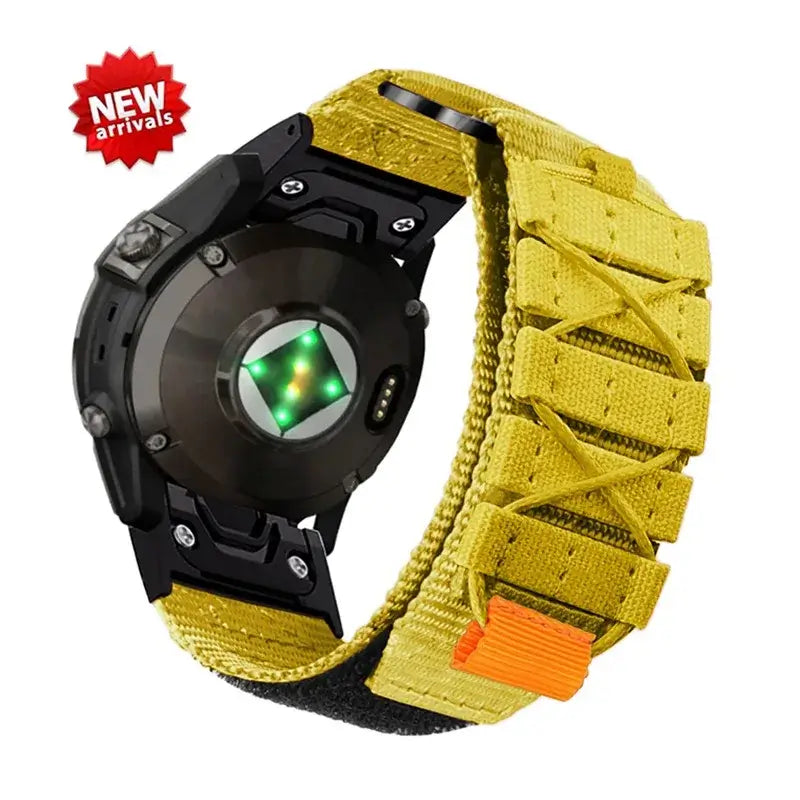 Garmin QuickFit 22/26mm Crisscross Nylon Band with Steel Buckle