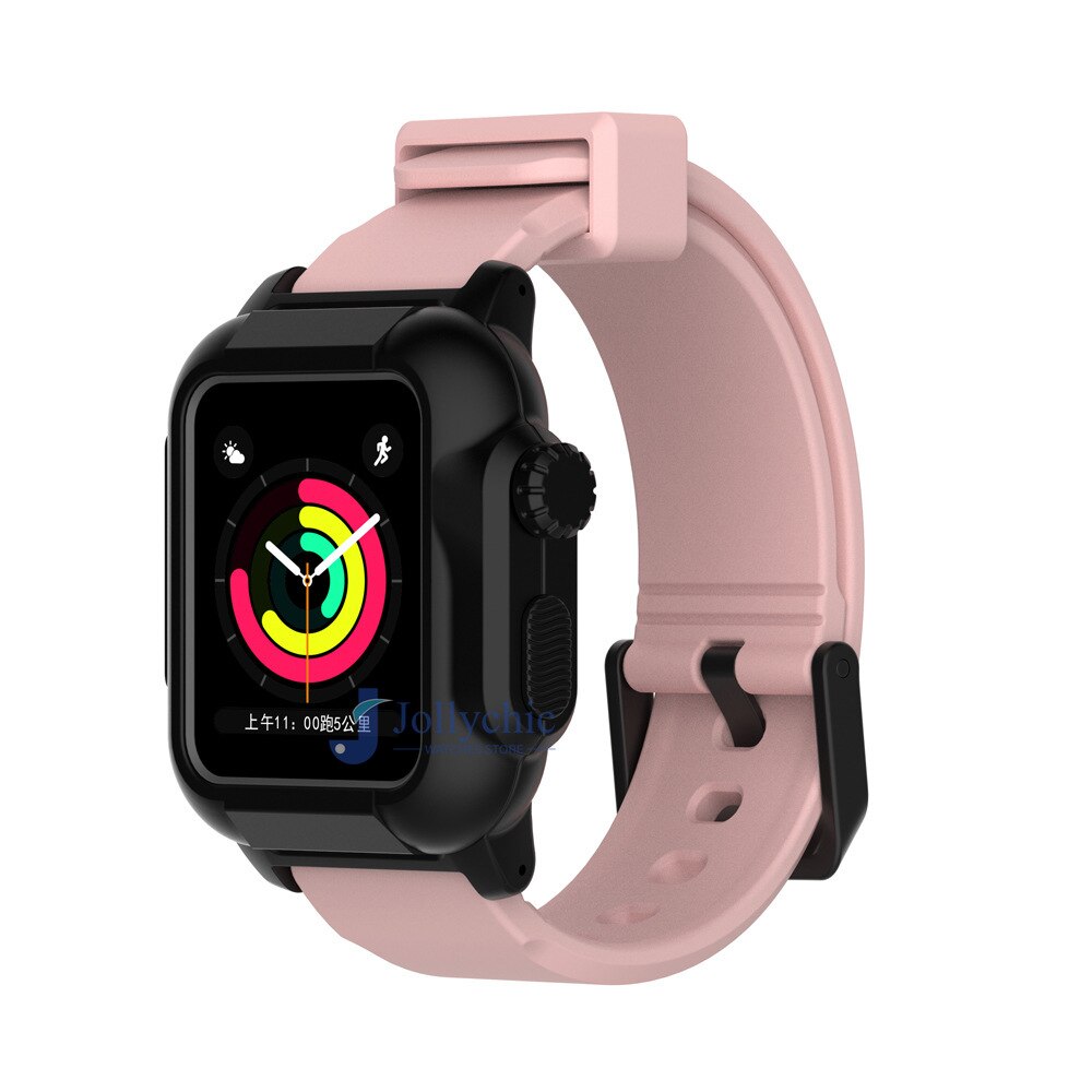 Silicone Band+Case For Apple Watch Strap - Stylish Protection