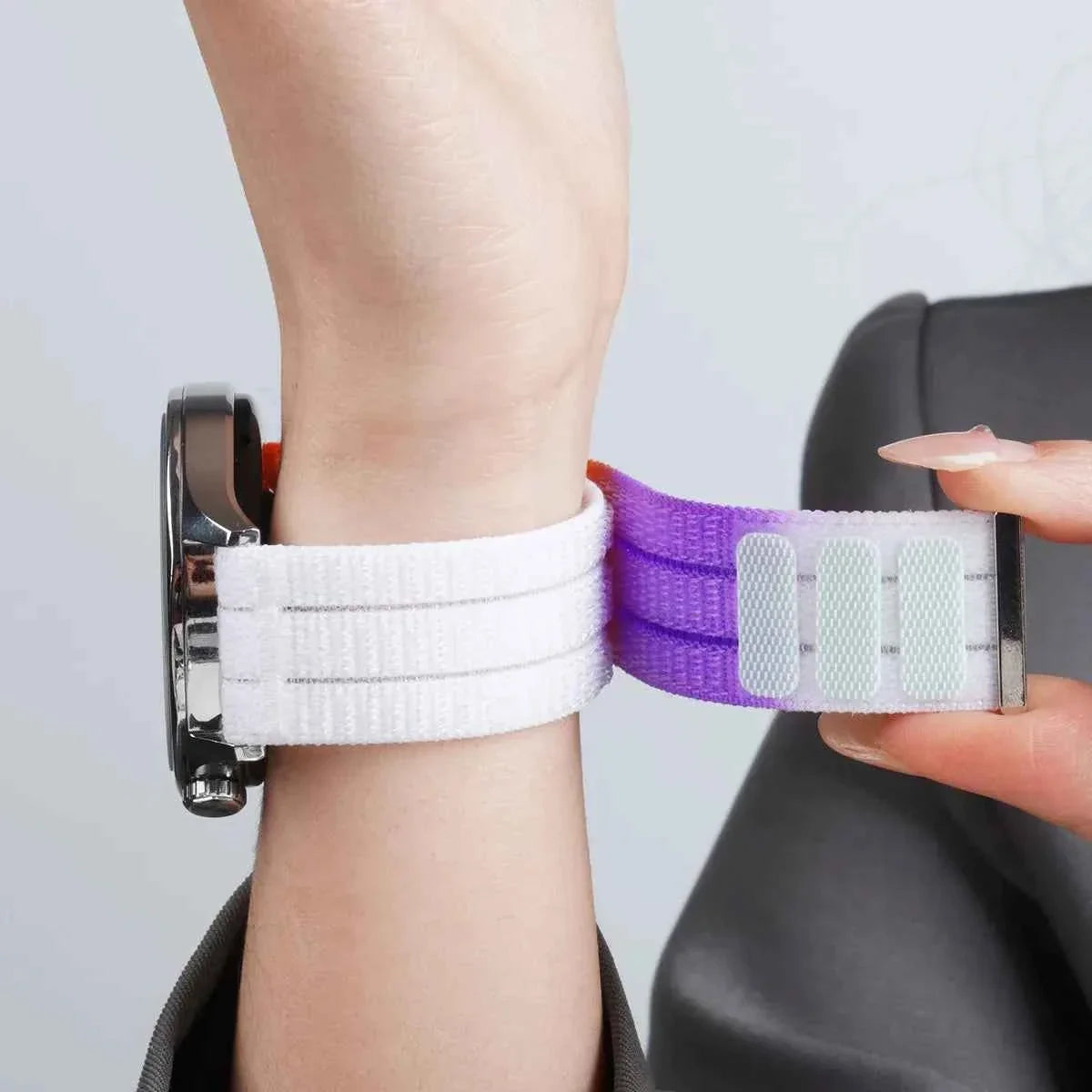 Nylon Weave Sport Band for Apple Watch Series 1-12, SE & Ultra 1/2/3/4