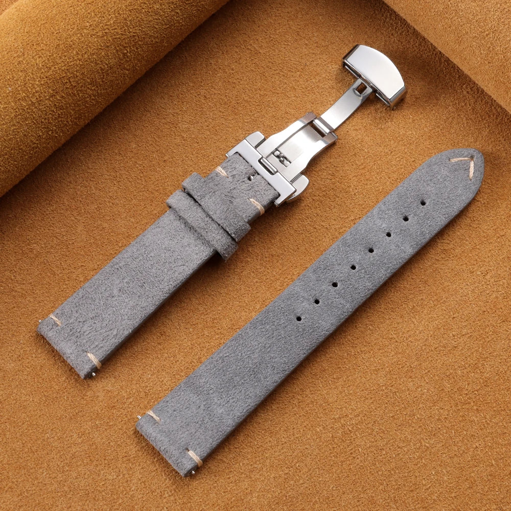 Polar Vantage, Grit X & Ignite Vintage Suede Band with Butterfly Clasp