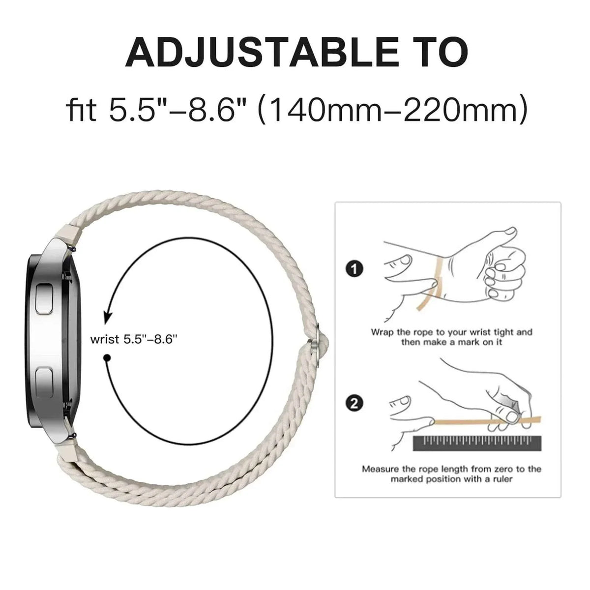 Nylon Braided Band for Huawei Watch Fit 4 / Fit 4 Pro / Fit 3 / Fit 2