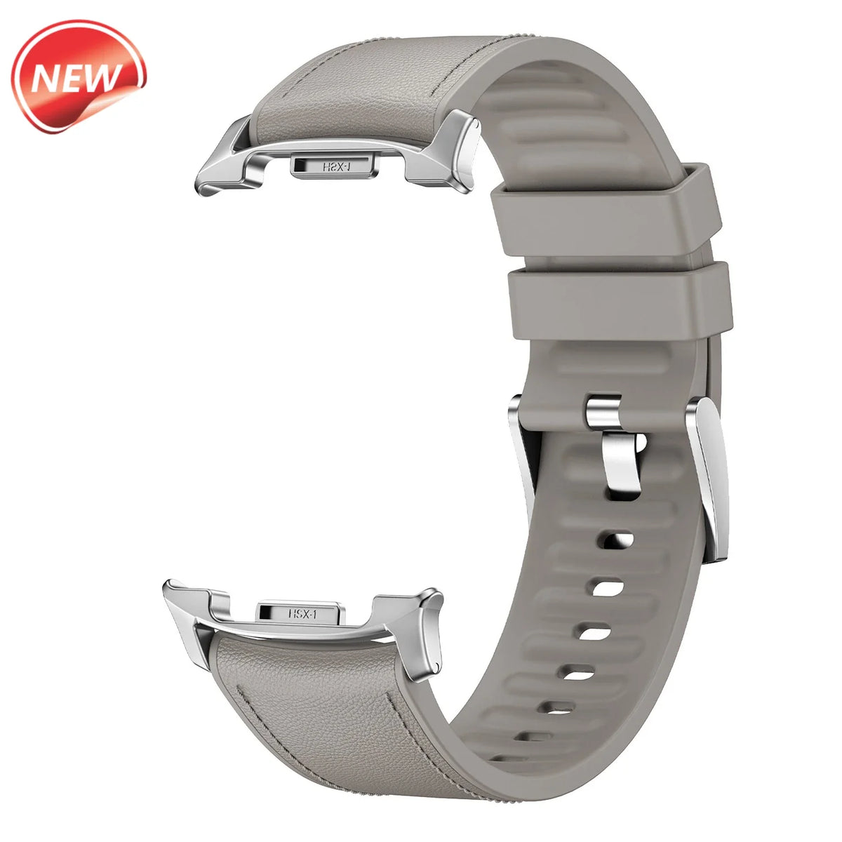 Samsung Galaxy Watch Leather Silicone Band | Watch 9 & 8 40mm 44mm / Watch 8 Classic 46mm Connector Strap