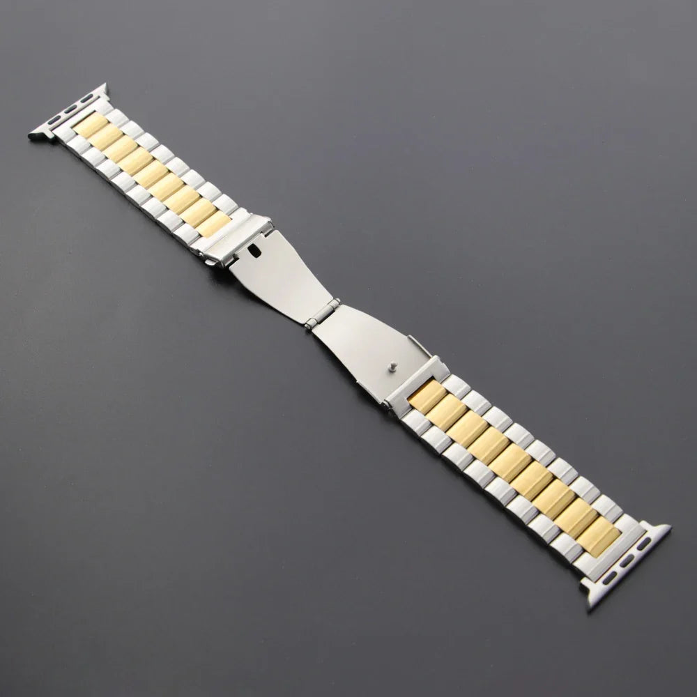 Stainless Steel Strap for Apple Watch Ultra 3/2/1 49mm – Series 11/10/9/8/7/6/SE/5/4/3 46/45/44/42/41/40/38mm
