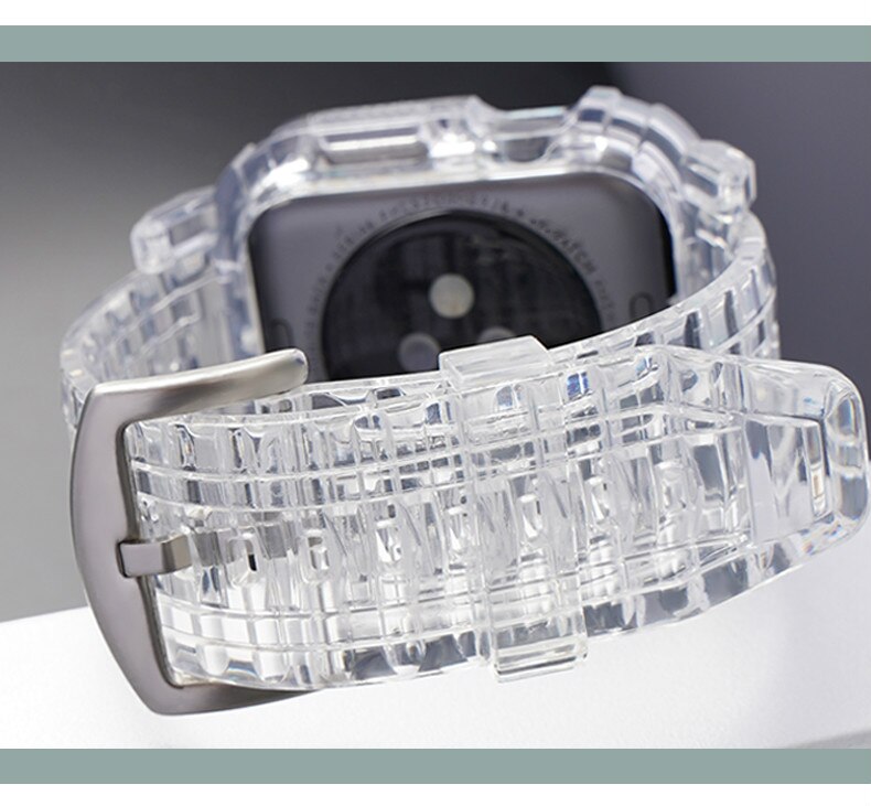 Apple Watch Silicon Band+Case - Stylish Protection for Your Device