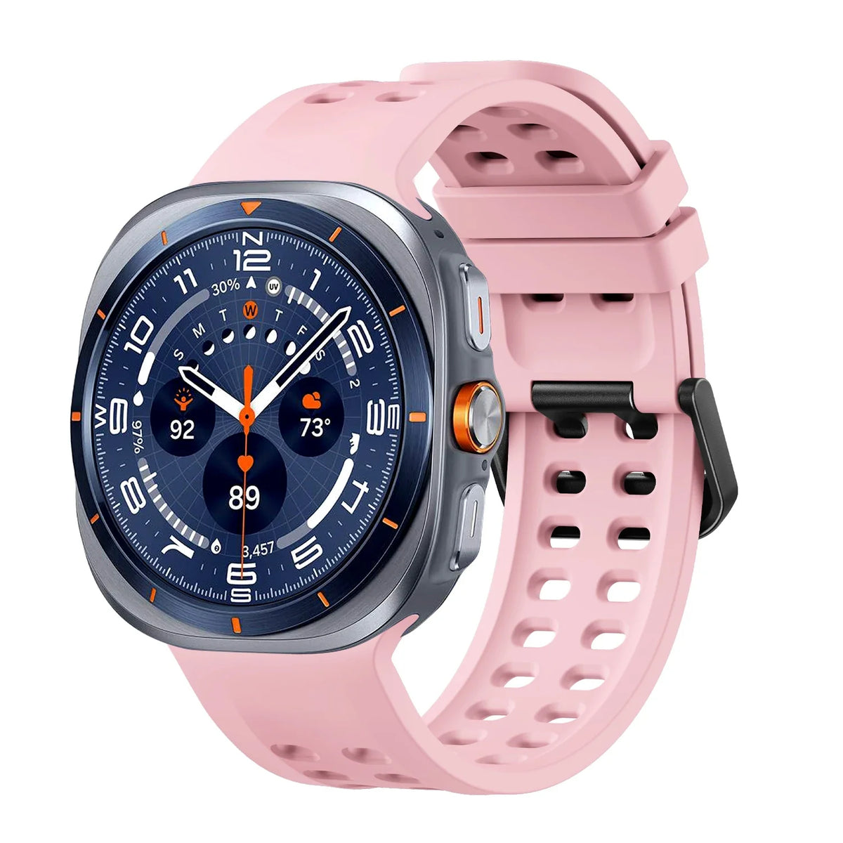 Silicone Sport Band for Samsung Galaxy Watch Ultra 2 & Ultra 2025 47mm | Replacement Strap