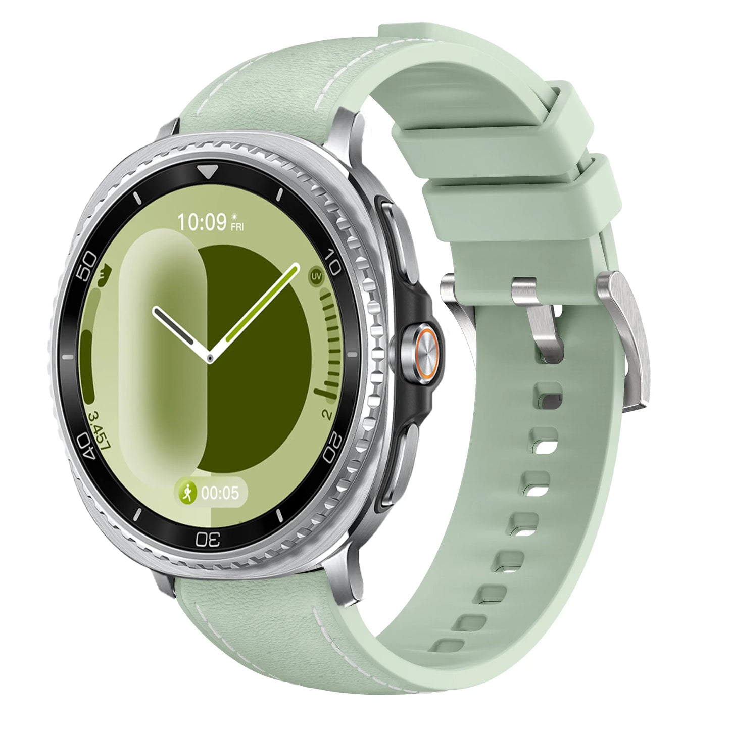 Samsung Galaxy Silicone Leather Watch Band - Watch8/Watch8 Classic/Watch9