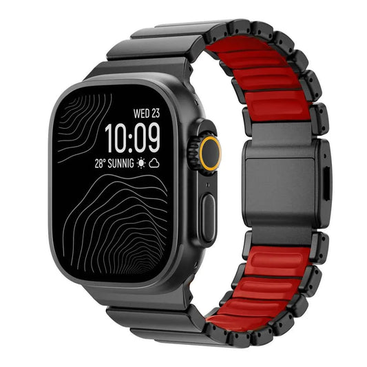 Luxury Titanium Apple Watch Band – Magnetic Buckle | Series 11/10/9/8/7/6/SE & Ultra 1/2/3 | 44/45/46/49mm
