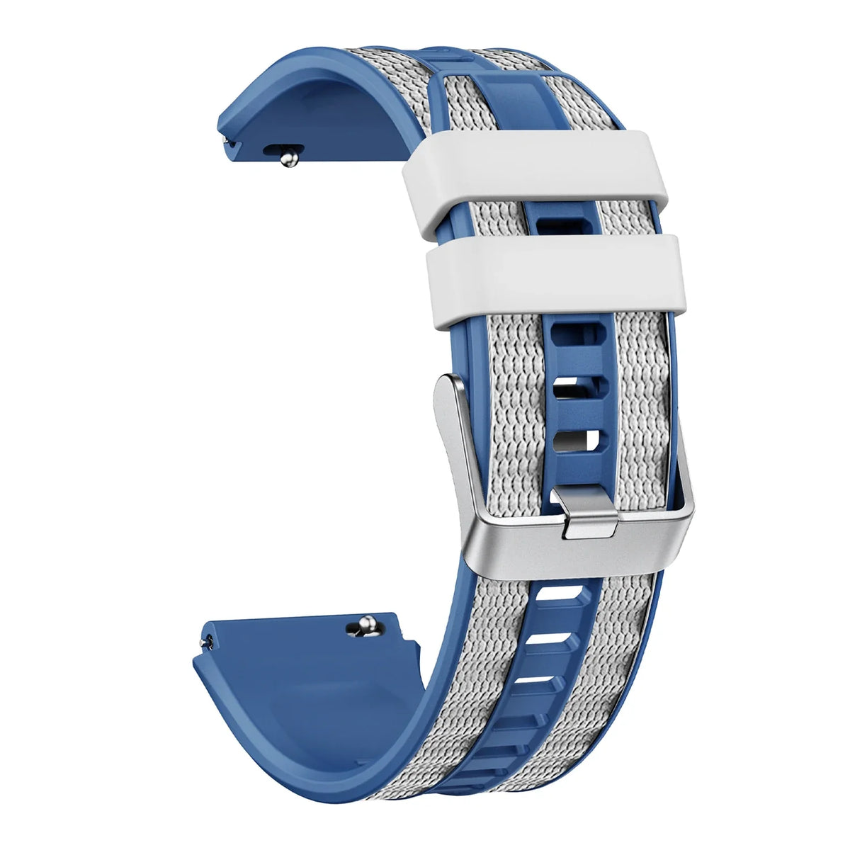 22MM Dual-Color Silicone Watch Band for Huawei Watch GT6 GT5 GT4 GT3 GT2 / Watch 5 4 3 Ultimate