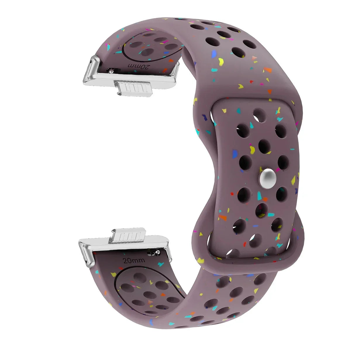 Sport Silicone Watch Band for Huawei Watch Fit 3 / Fit 2 / Fit 1 – Stamp Pattern