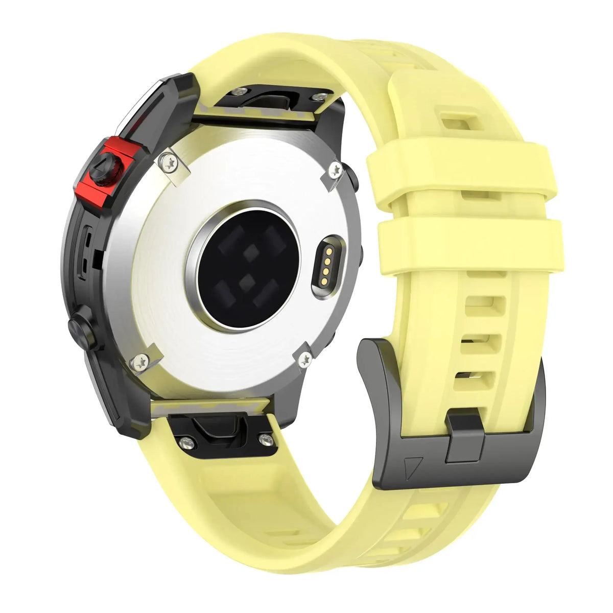 Garmin QuickFit 20/22/26mm Silicone Band with Double Keepers