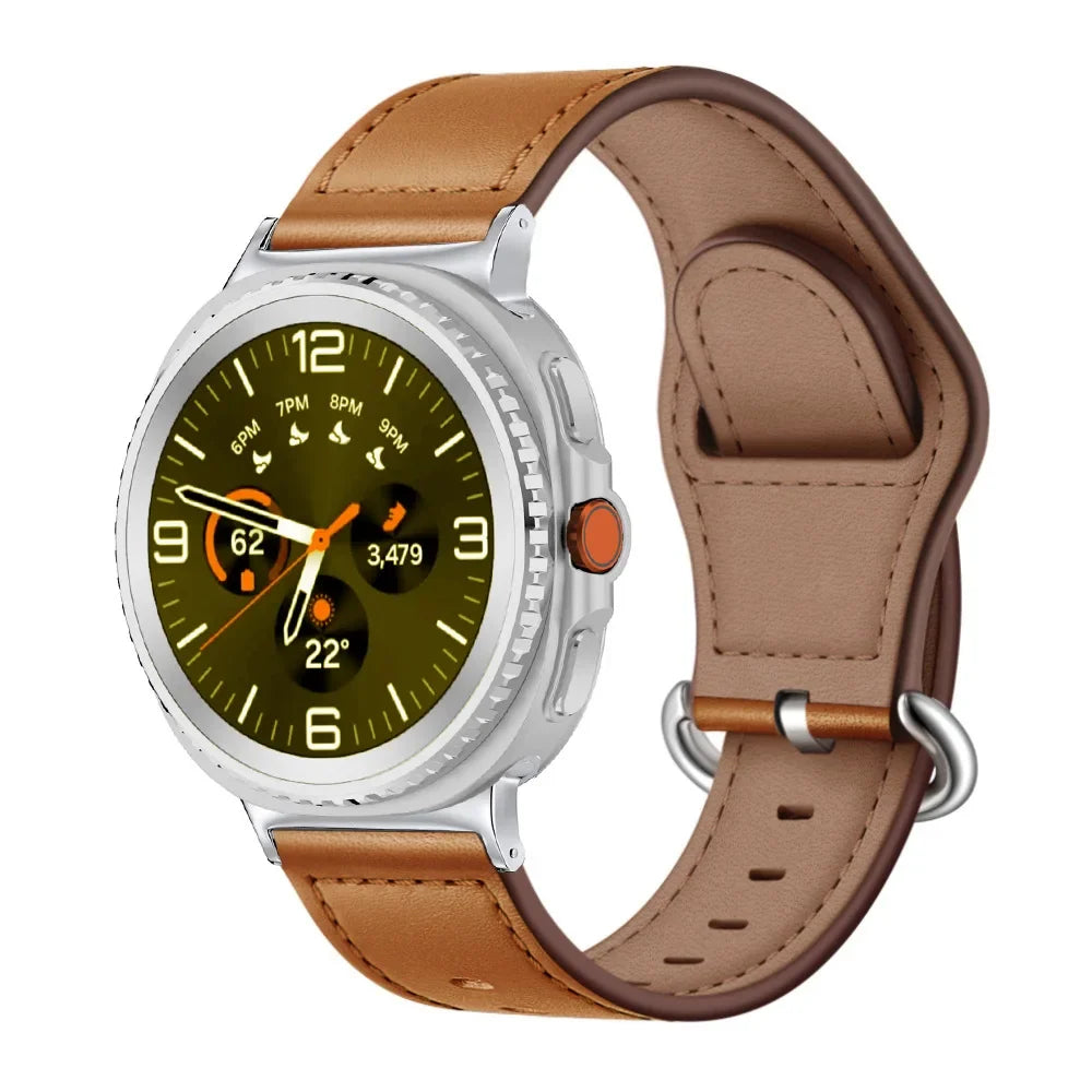 Samsung Galaxy Genuine Leather Watch Band Replacement Watch8/Watch8 Classic/Watch9