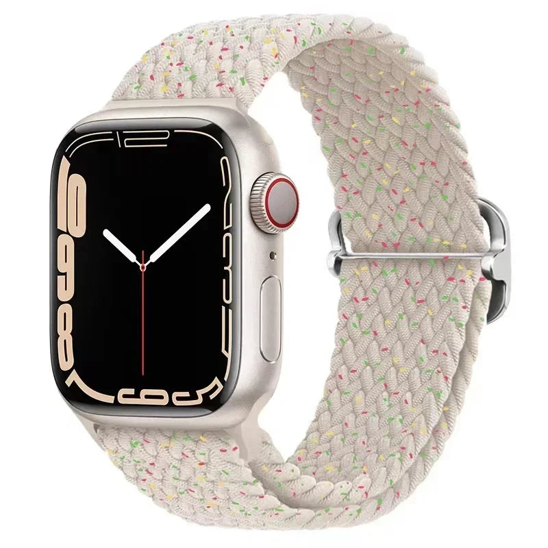 Braided Nylon Solo Loop for Apple Watch Series 1-12, SE & Ultra 1/2/3/4