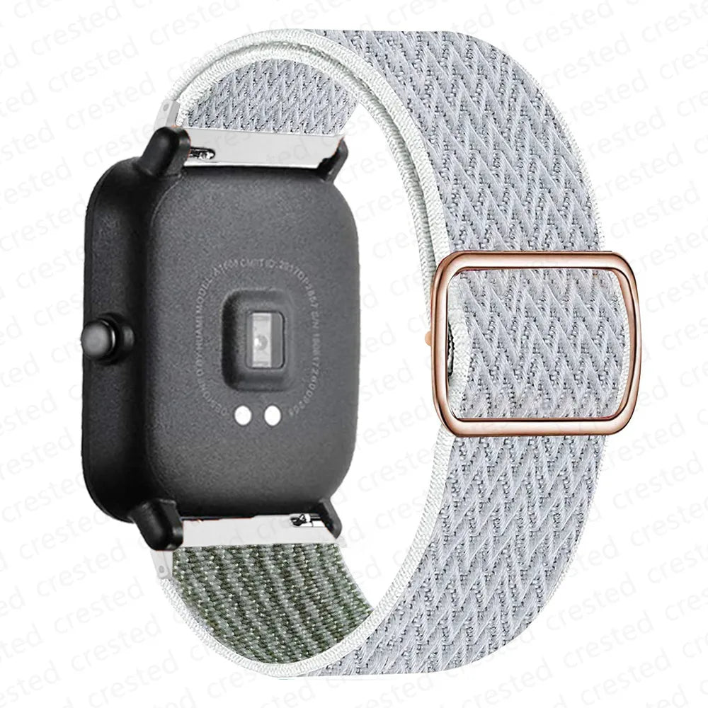 Motorola Moto Watch Stretch Nylon Loop Band with Slide Buckle