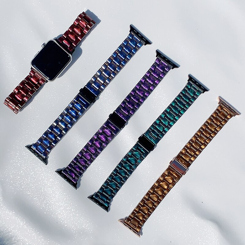 Resin Apple Watch Band Series 11/10/9/8/7/6/5/4/ SE / Ultra 1/2/3