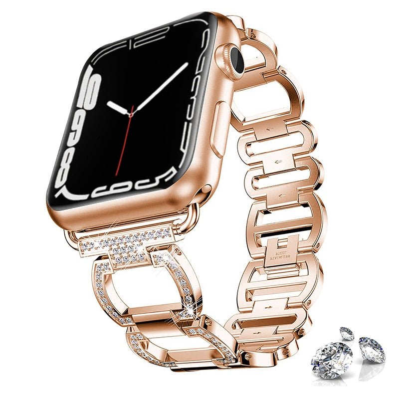 Apple Watch Band Series 11/10/9/8/7/6/5/4/ SE / Ultra 1/2/3 - Stylish & Durable Stainless Steel