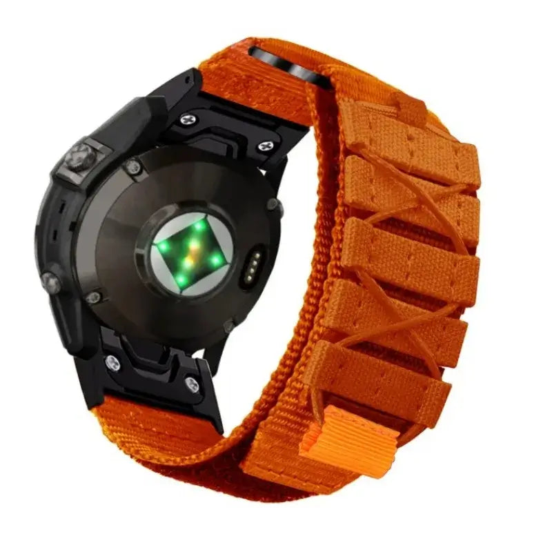 Garmin QuickFit 22/26mm Crisscross Nylon Band with Steel Buckle