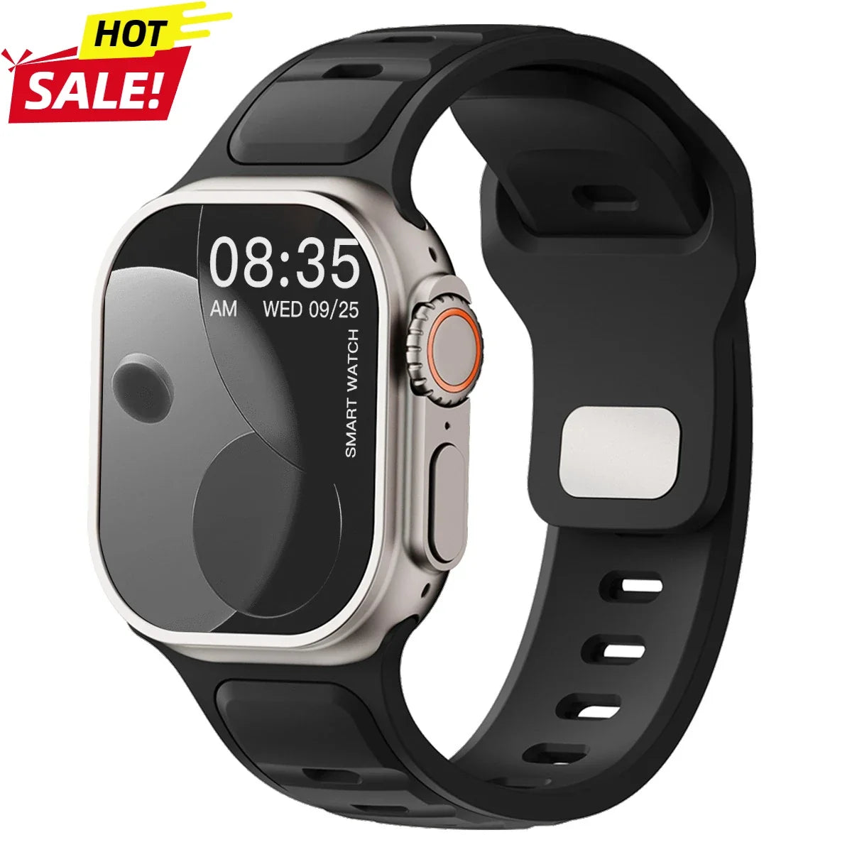 Sport Silicone Apple Watch Band – Dual-Tone | Series 11/10/9/8/7/6/SE & Ultra 1/2/3 | 44/45/46/49mm