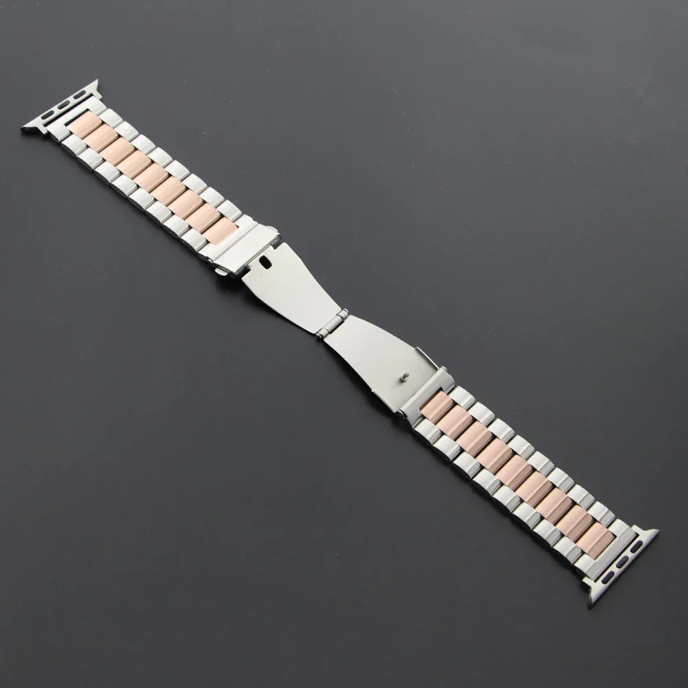 Stainless Steel Strap for Apple Watch Ultra 3/2/1 49mm – Series 11/10/9/8/7/6/SE/5/4/3 46/45/44/42/41/40/38mm