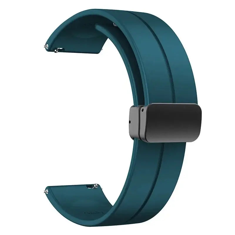 Amazfit Balance, GTR, GTS & Bip Silicone Band, Magnetic Folding Clasp