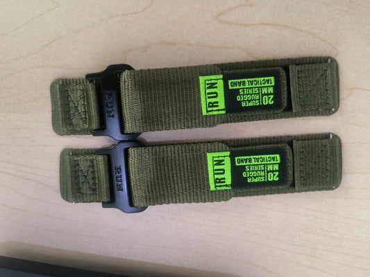 Polar Vantage, Grit X & Ignite Nylon Sport Loop Band with Rubber Tag
