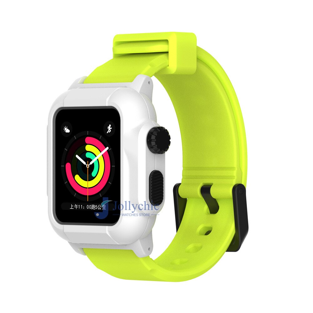 Silicone Band+Case For Apple Watch Strap - Stylish Protection